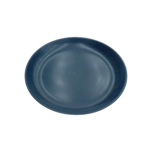 CERAMIC PLATE 21.5CM DARK GREY