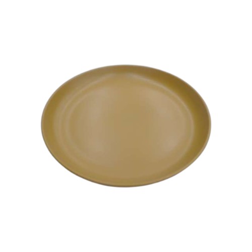 CERAMIC PLATE 21.5CM YELLOW