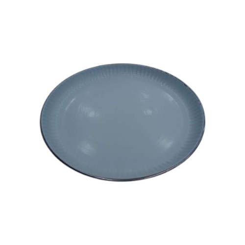 CERAMIC PLATE 23CM GREY