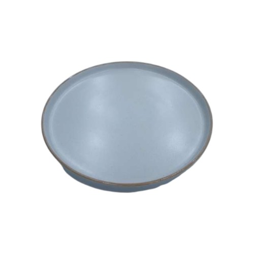 CERAMIC PLATE 21.5CM GREY