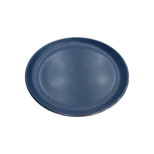 CERMIC PLATE 23CM DARK GREY