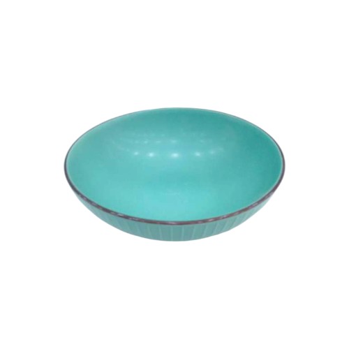 CERAMIC BOWL 23.5CM GREEN