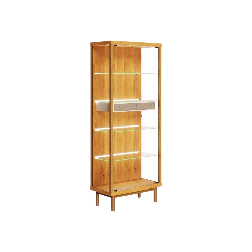 IMCAL DUNE DISPLAY CABINET NATU