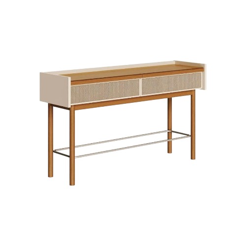 IMCAL DUNE CONSOLE TABLE OFF WH