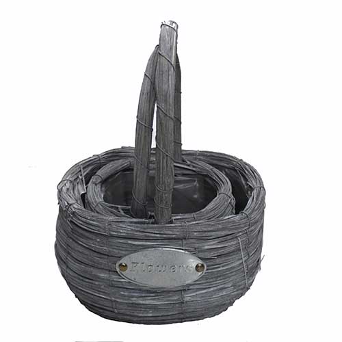 BASKET BAMBOO 09517-2 16CM