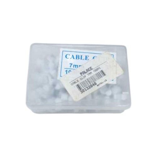 CABLE CLIP 7MM 100PCS ROUND