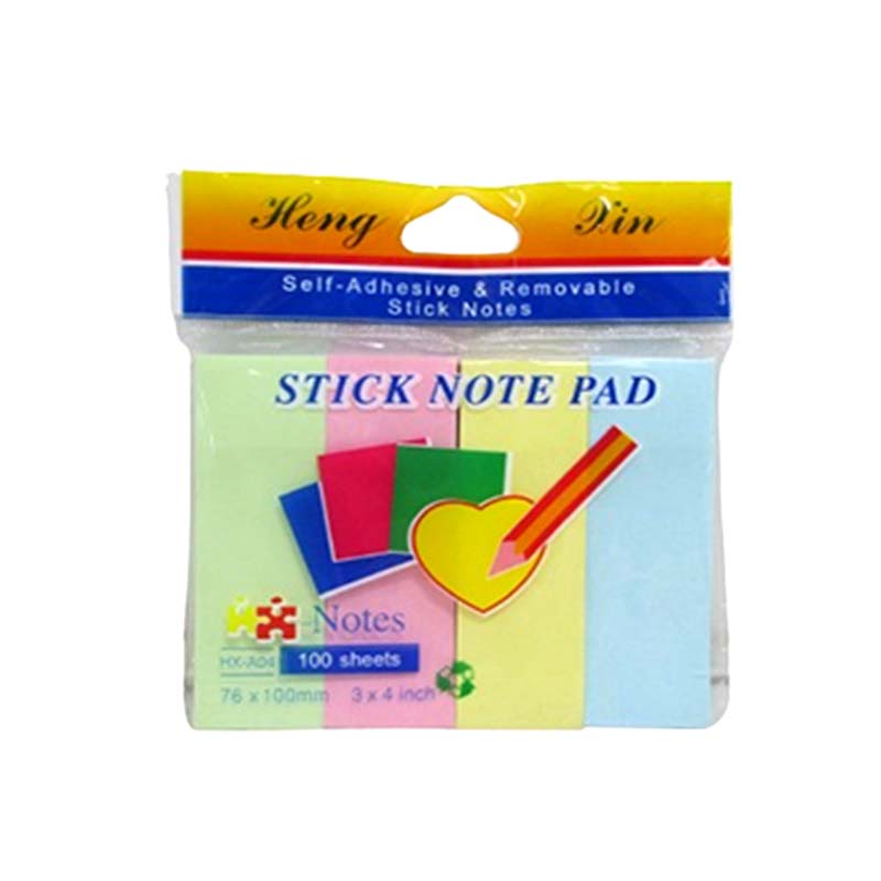 NOTE PAD SET STICKY 3X4IN A04