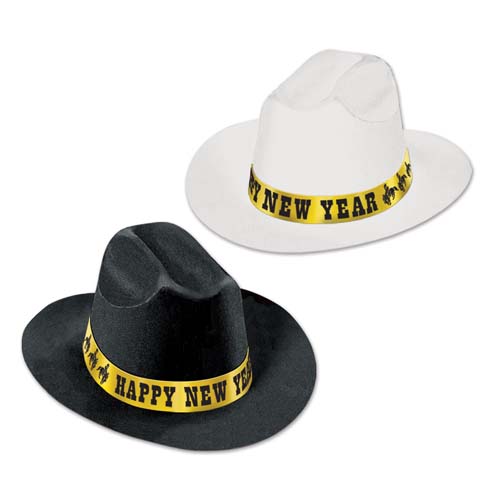 PARTY HAT HAPPY NEW YEAR COWYBO