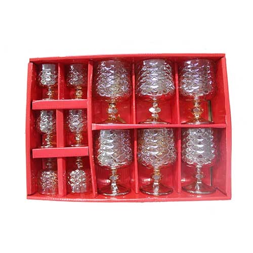 CUP GLASSES 12PCS SET F135