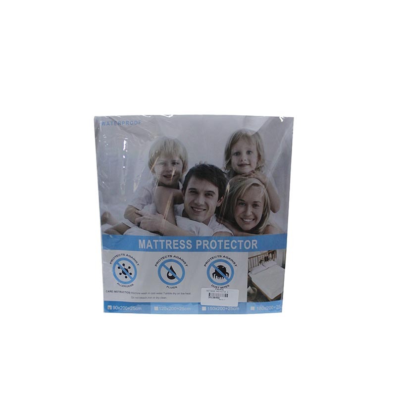 MATTRESS PROTECTOR 90X200CM WHI