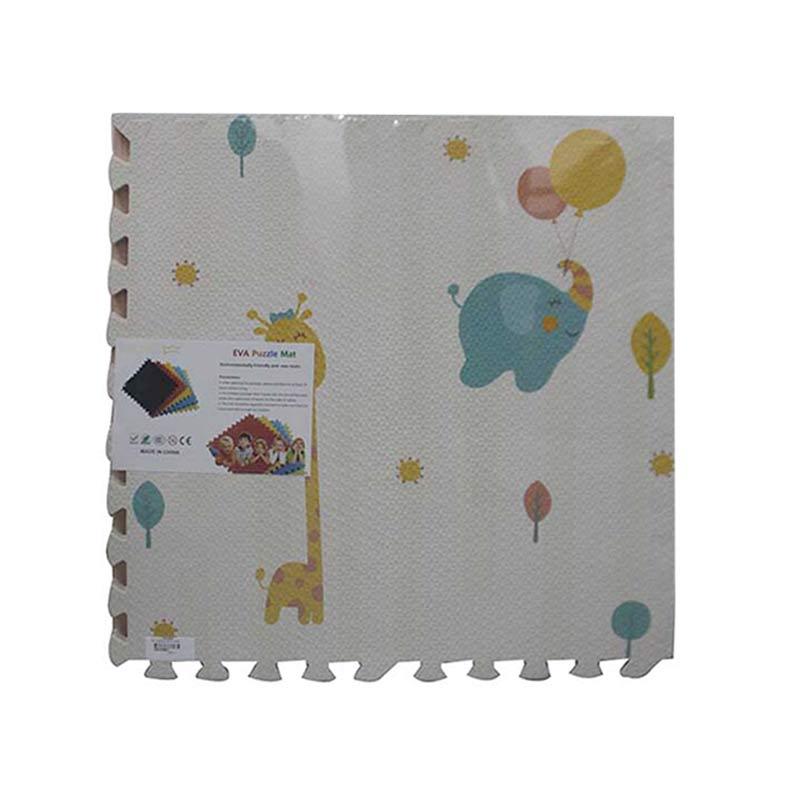 PUZZLE MAT 4PCS 60X60X1CM GIRAF