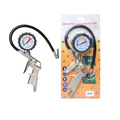 TYRE INFLATOR GAUGE KIT 25-D