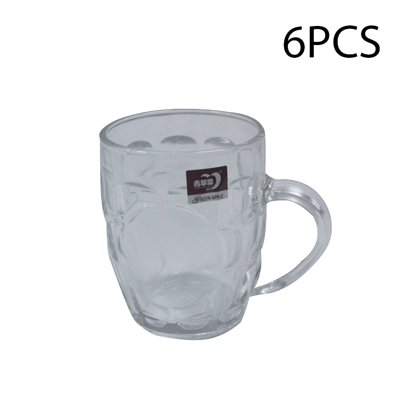 CUP GLASS 6PCS 255ML ZB01-150