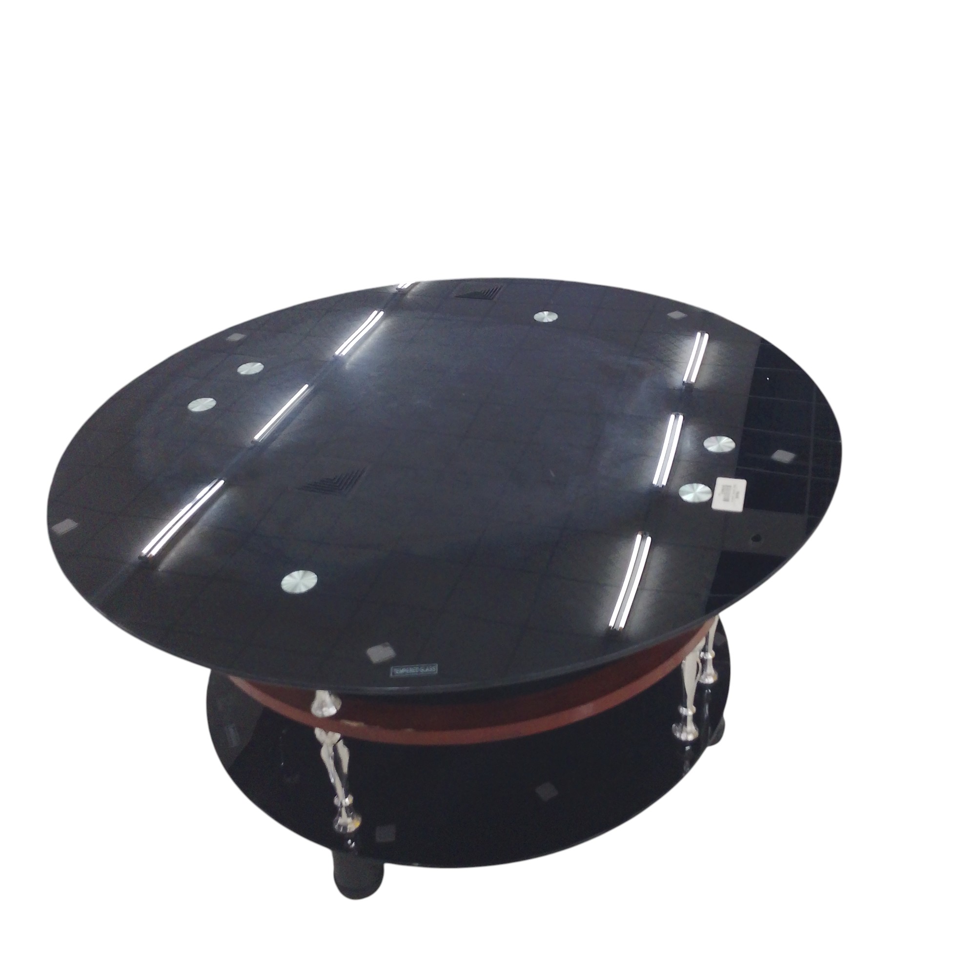 TABLE COFFEE GLASS B07