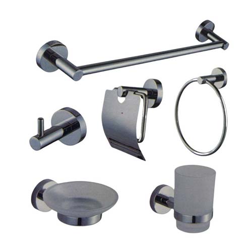 BATHROOM SET 6PCS CROME C6900