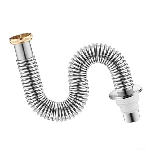 DRAIB PIPE FLEXIBLE 1-14 SILVER