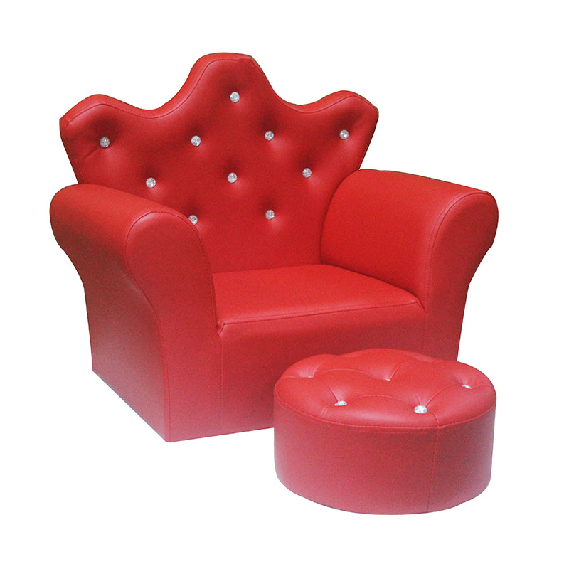 CHAIR KIDS CROWN RED SXBB-17-02