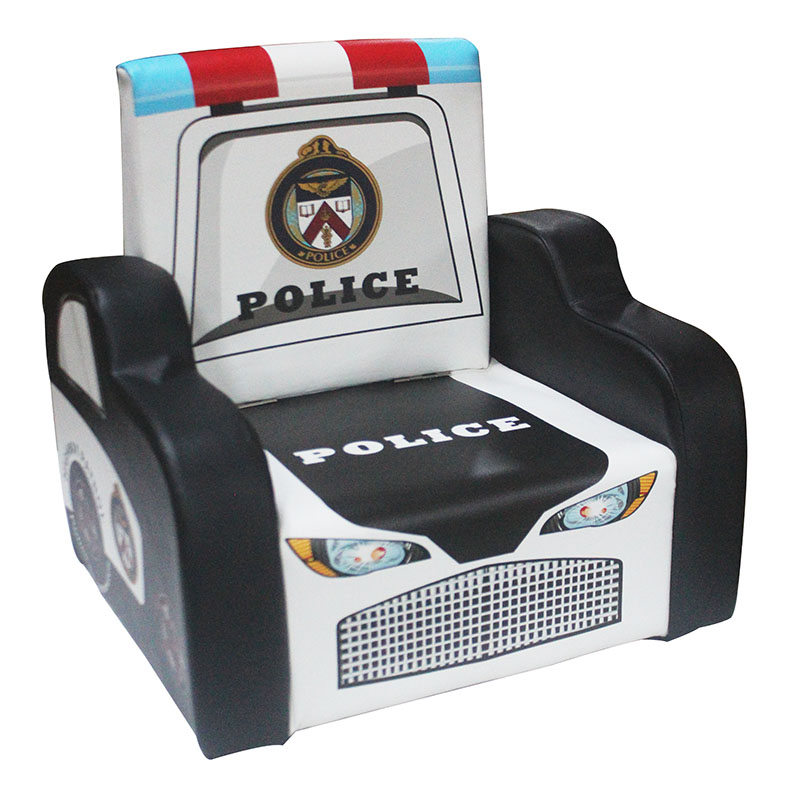 SOFA KIDS POLICE CAR BLACK SF-5