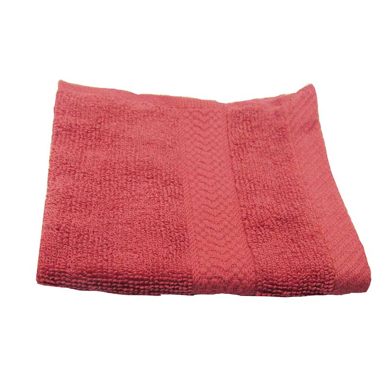 HAND TOWEL COTTON 30X30CM RUST