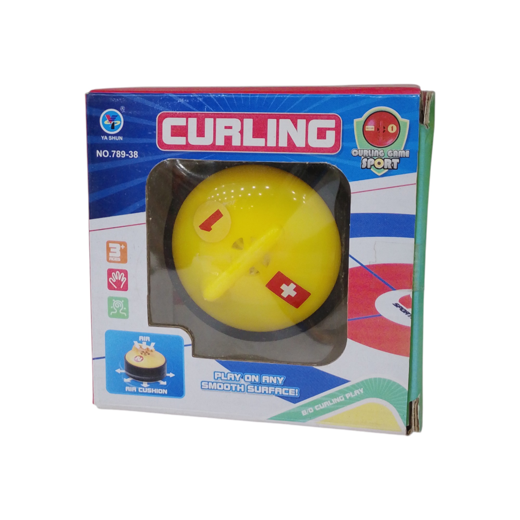 AIR CURLING GAME WITH STICKER