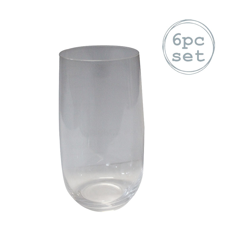 GLASS CUPS 6PCS 3017
