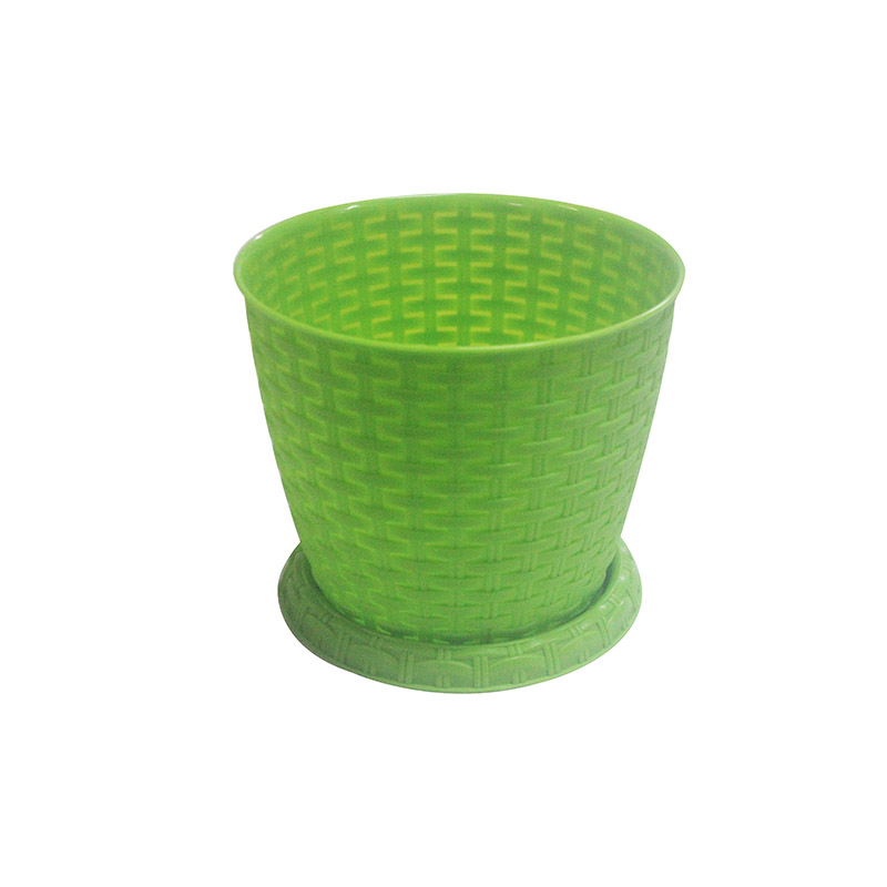 FLOWER POT ROSA 20CM PLASTIC