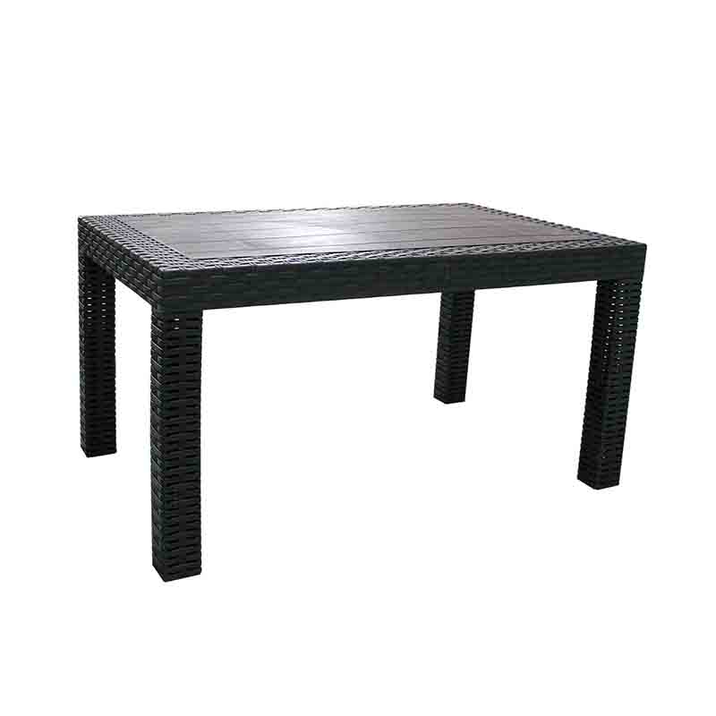 TABLE 85X55X40CM COMPLEX BLACK
