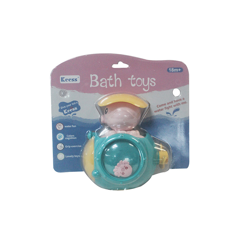BATH TOY SUBMARINE W-OCTOPUS 91
