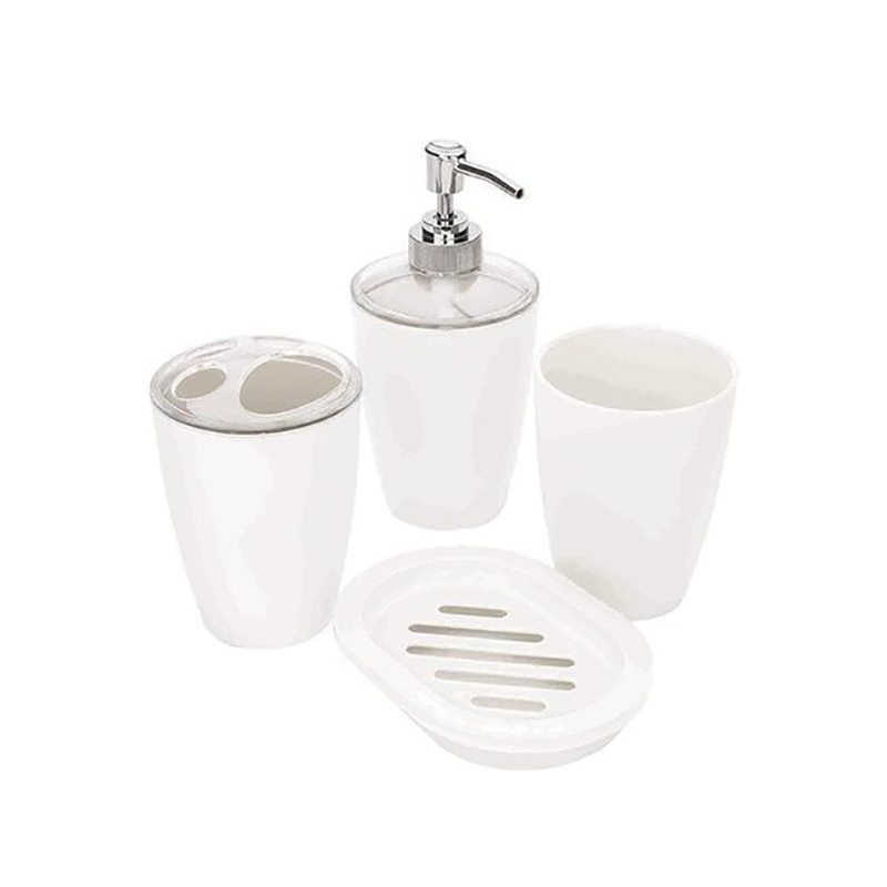 BATHROOM SET 4PCS PLASTIC ASPRE