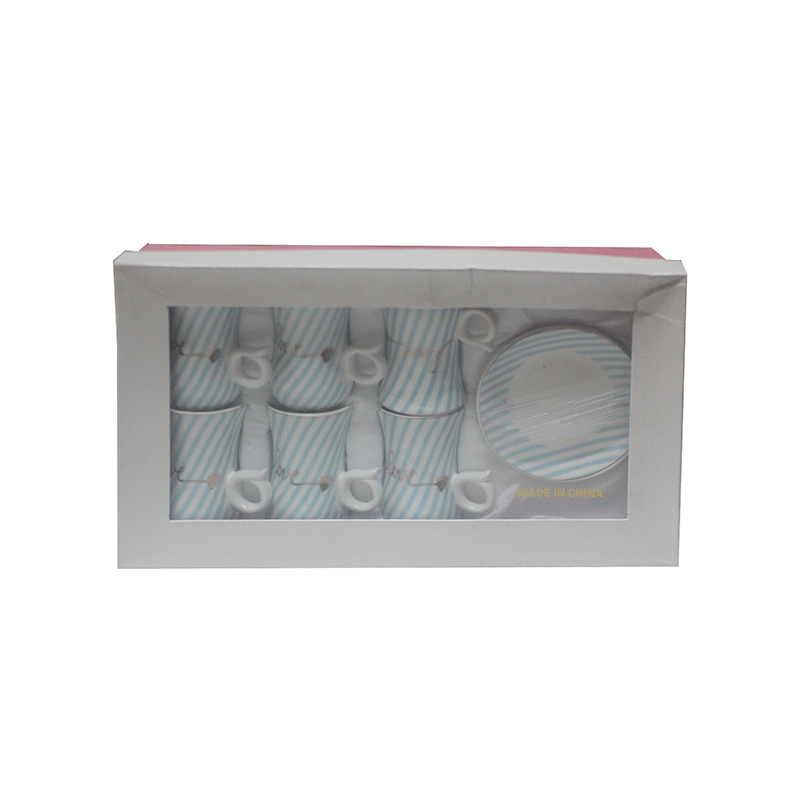 TEA CUP SAUCER PLATE 6PCS SET 1