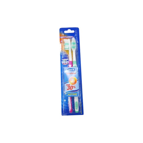 ORAL B TOOTH BRUSH SOFT 2PCS