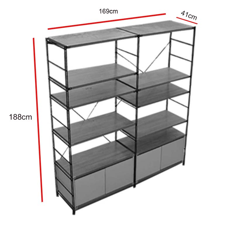 DECO SHELVE WOODEN 8934 A+B+C