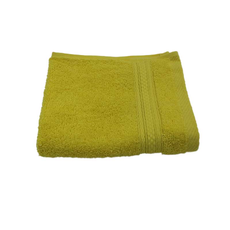 FACE TOWEL 30X30CM YELLOW AY030