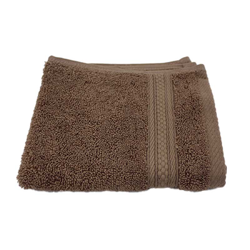 FACE TOWEL 30X30CM BROWN AY030