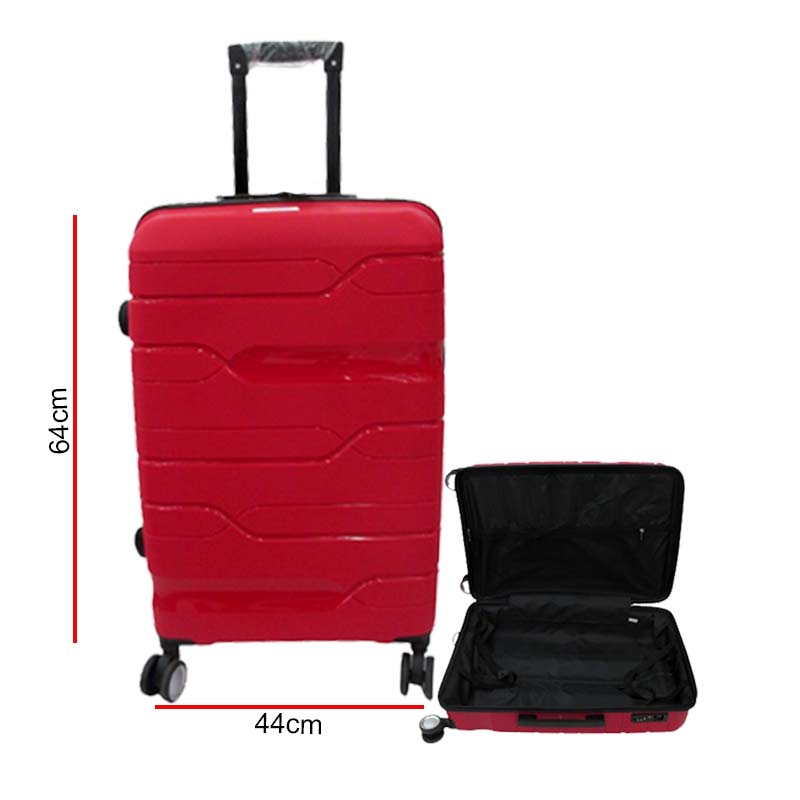 SUITCASE HARDBODY 24INCH RED