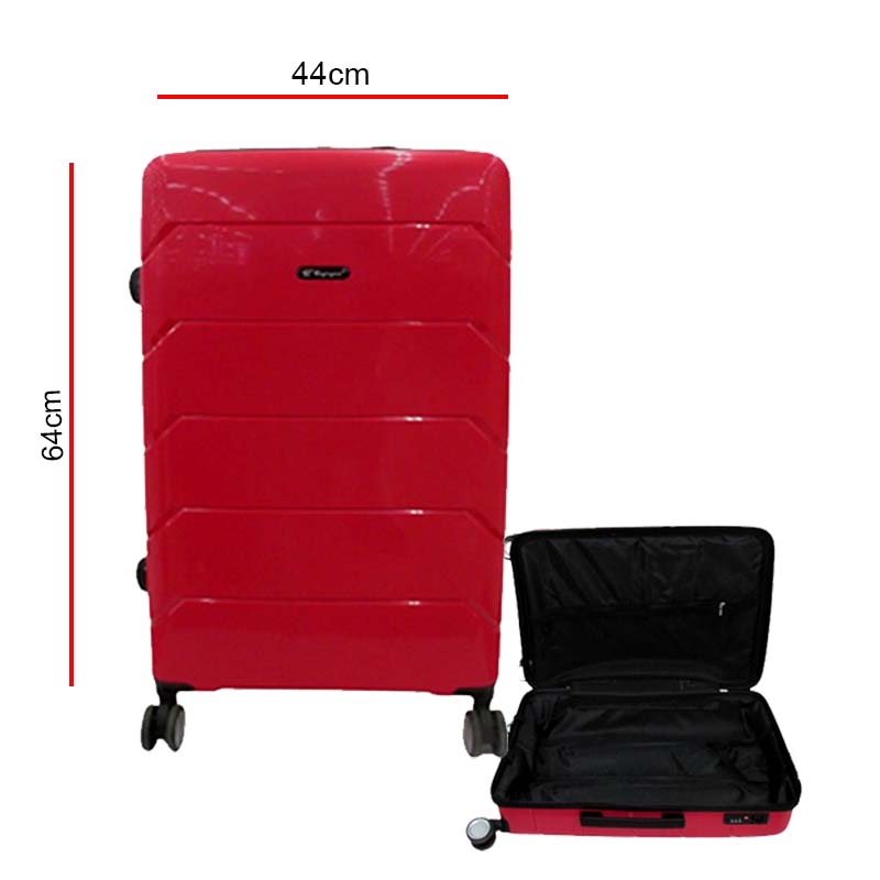 SUITCASE HB 24INCH RED