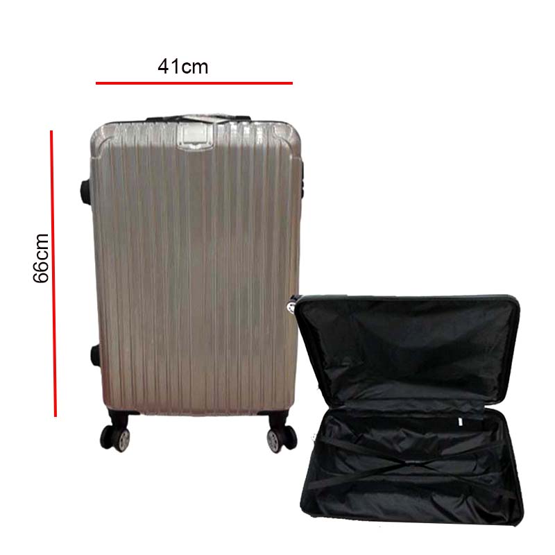 SUITCASE H.B 24INCH SILVER