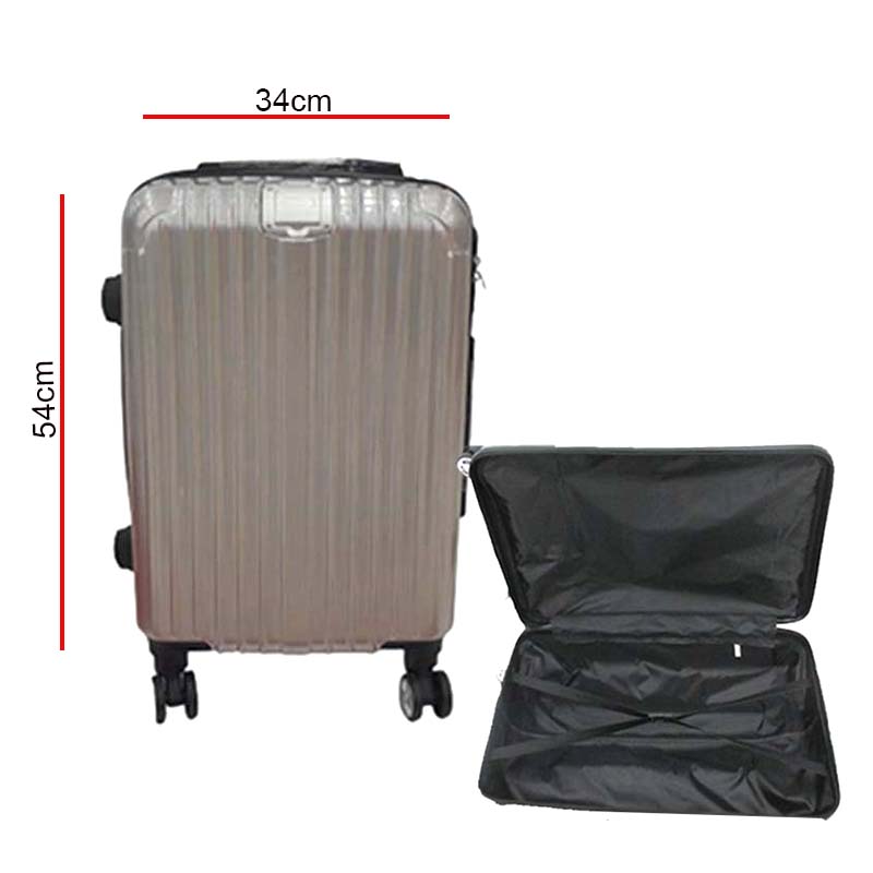 SUITCASE H.B 20INCH SILVER