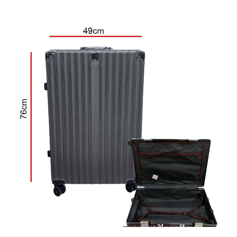 SUITCASE H.B 28INCH GREY