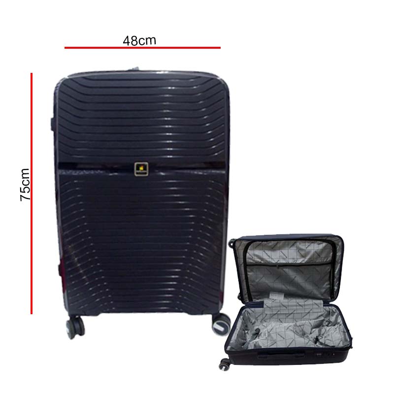 SUITCASE 76CM BLUE HOFFMANNS