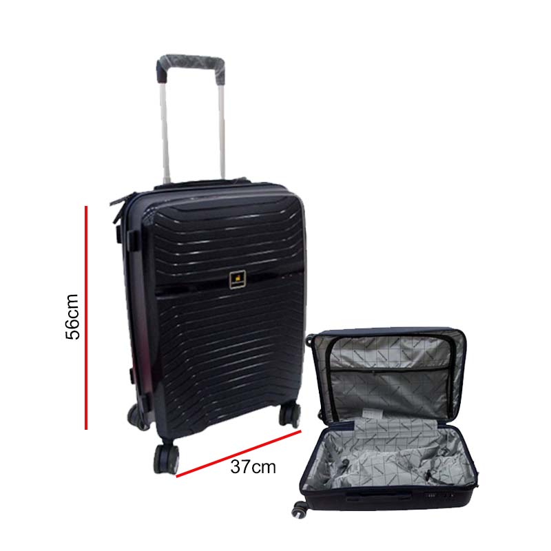 SUITCASE 56CM BLUE HOFFMANNS