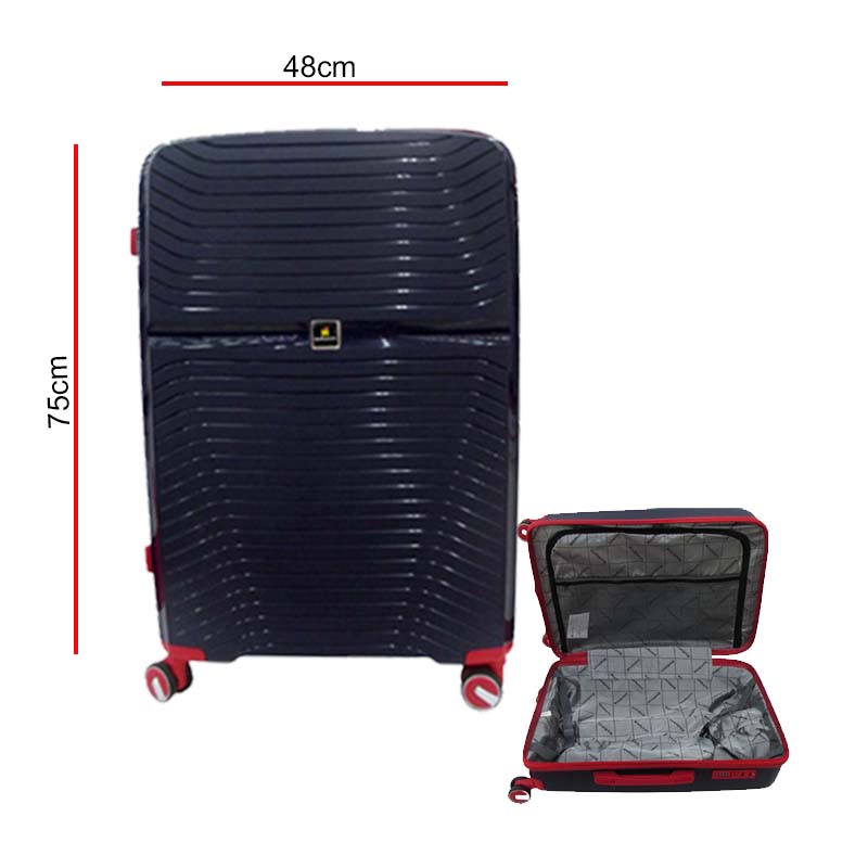 SUITCASE 76CM BLUERED HOFFMANNS