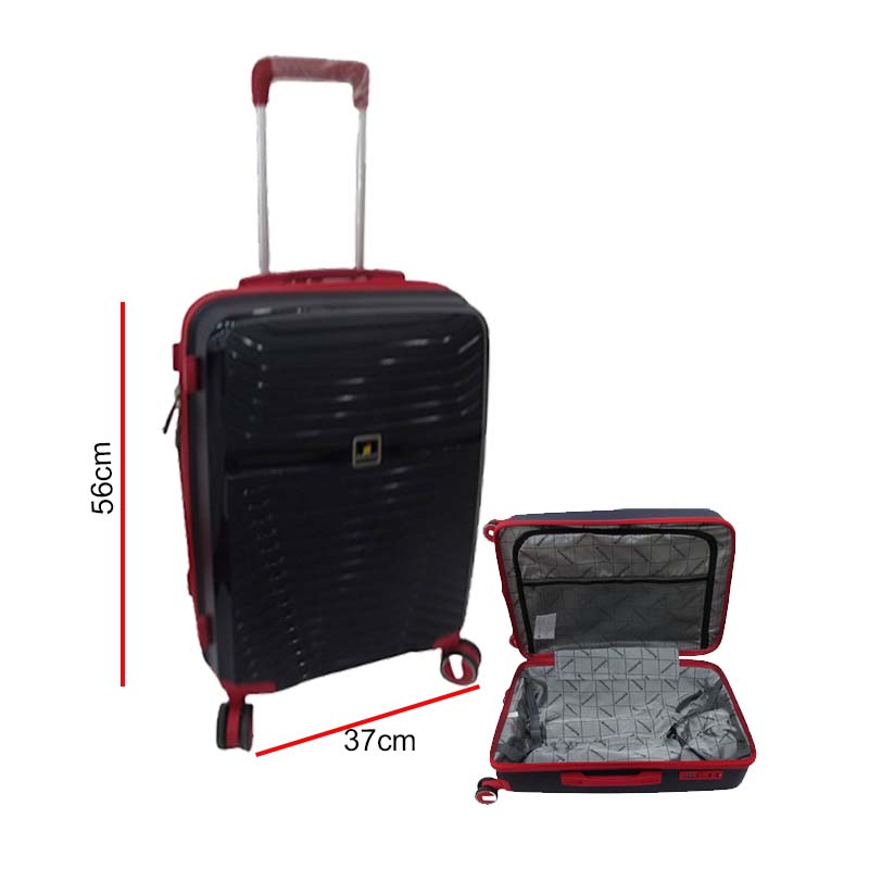 SUITCASE 56CM BLUERED HOFFMANNS