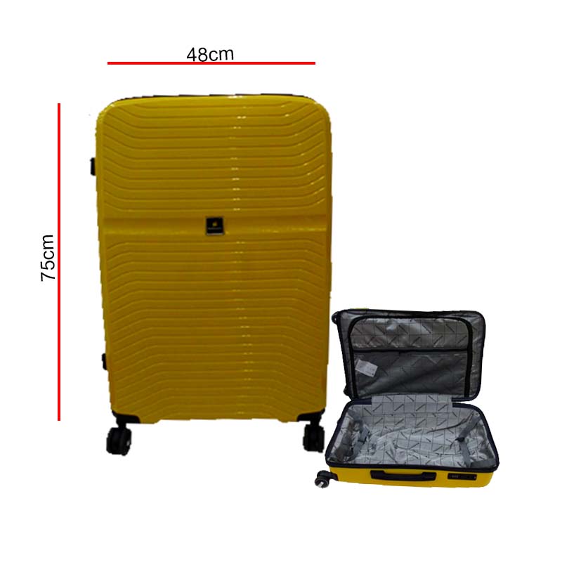 SUITCASE 76CM YELLBLUE HOFFMANN