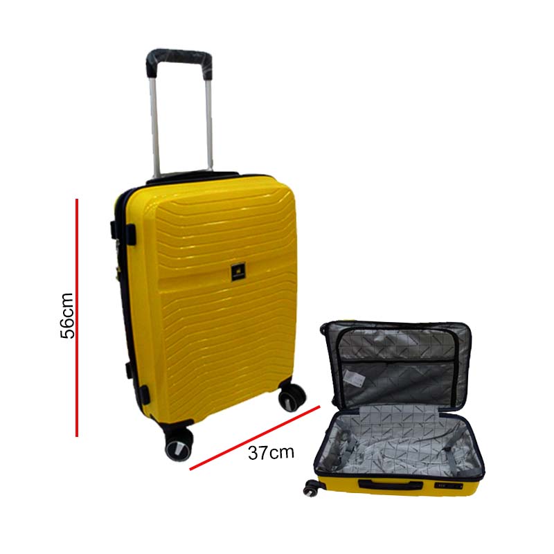 SUITCASE 56CM YELLBLUE HOFFMANN