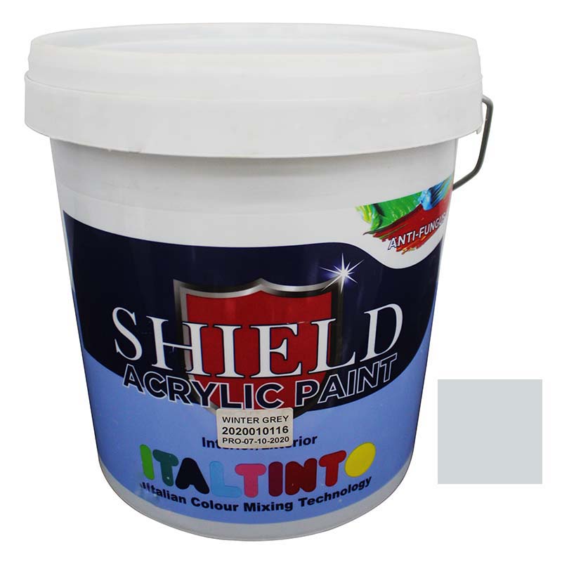 PAINT ACRYLIC WINTER GREY 10LTR
