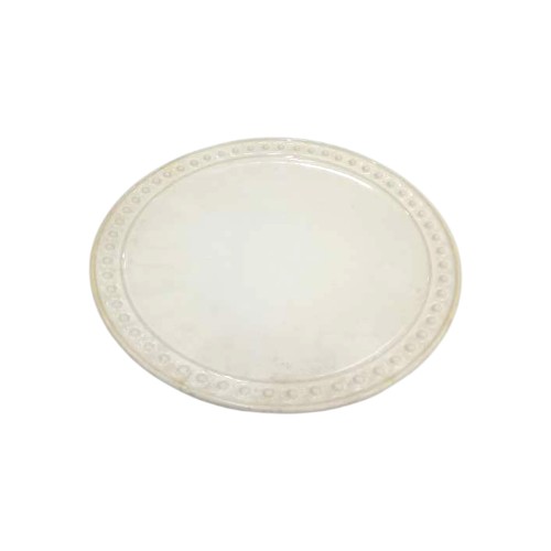 PLATE CERAMIC 09528 CREAM 2
