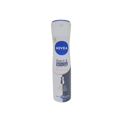NIVEA WOMEN DEO B&W SILKY 150ML