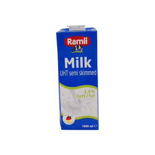 RAMLI MILK SEMI SKIMMED 1L
