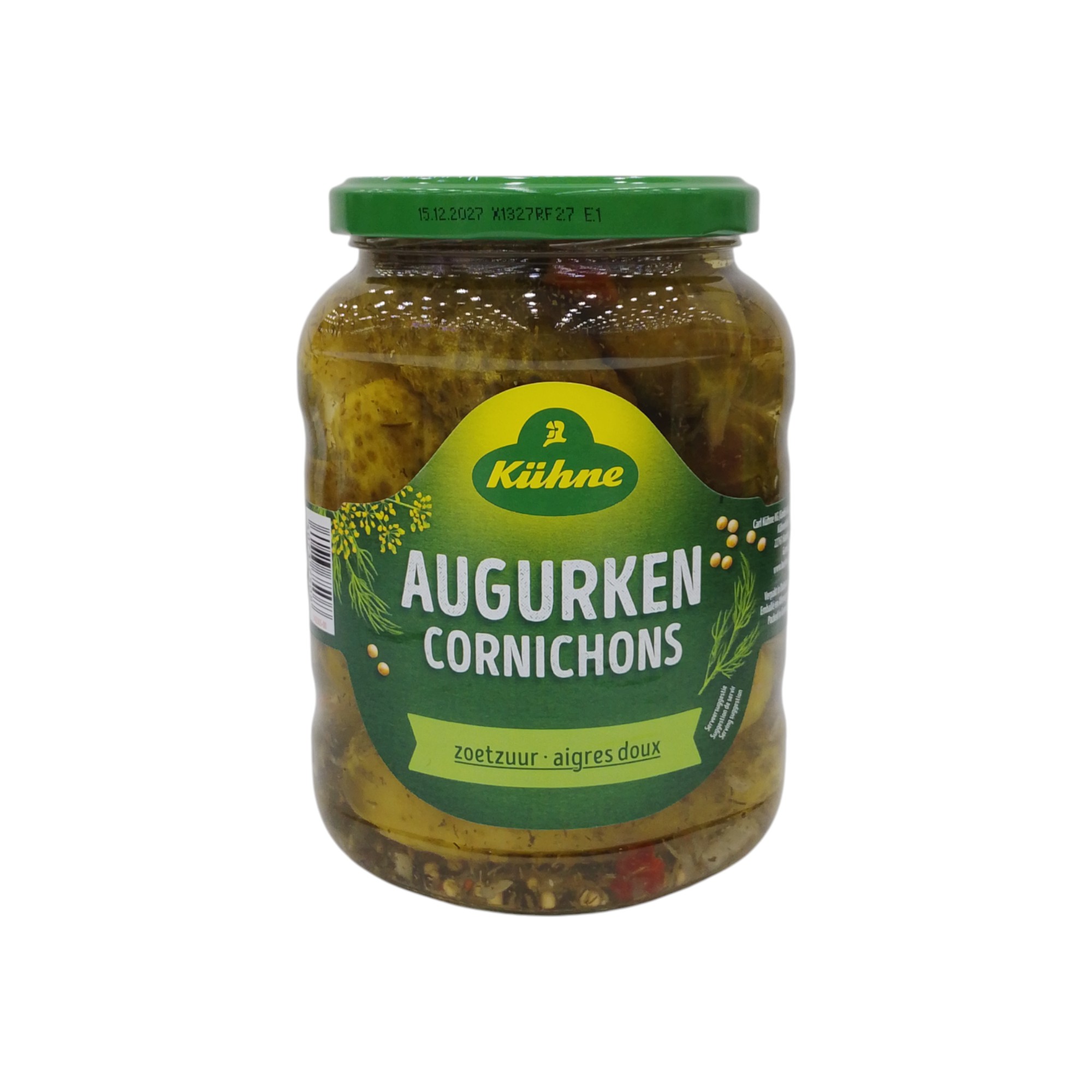 KUHNE DIJON CORNICHONS PICKLES